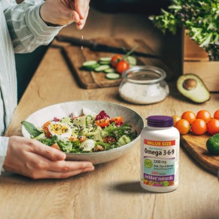 سافت ژل امگا Webber Naturals Triple Omega 3-6-9, 1200 mg وبر نچرالرز (150 عددی)