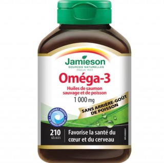 سافت ژل امگا Wild Salmon & Fish Oil Omega-3 جیمیسون (210 عددی)