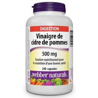 کپسول سرکه سیب Webber Naturals Apple Cider Vinegar  وبر نچرالز (240 عددی)