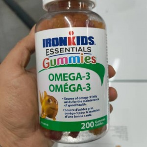 پاستیل کودک امگا IRONKIDS Gummies Omega 3 (200 عددی)