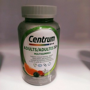 پاستیل مولتی ویتامین سنتروم بزرگسال بالای 50 سال Centrum Adults Multi Vitamin Gummies (130 عددی)