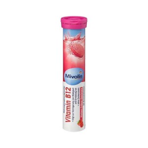 قرص جوشان ویتامین Mivolis B12 12.5mcg موولیس (20 عددی)