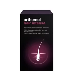 کپسول تقویت مو ، ضد ریزش مو اورتومول اینتنس Orthomol Hair Intense (60 عددی)