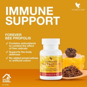 قرص بی پروپولیس فوراور مکمل بره موم زنبور عسل Forever Bee Propolis (60 عددی)
