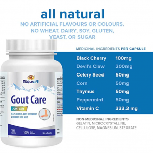 کپسول درمان نقرس Maple Life Gout Care (100 عددی)
