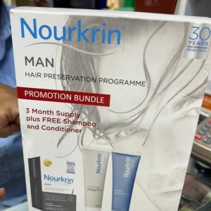 پک نورکرین Nourkrin آقایان (قرص ، شامپو ، نرم کننده)