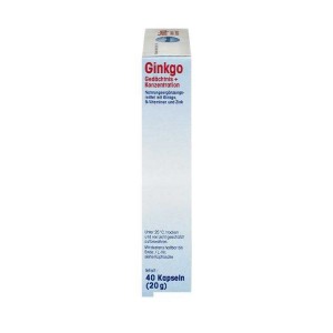 کپسول عصاره جینکو بیلوبا میولیس Mivolis Ginkgo Biloba 100mg (40 عددی)