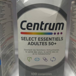 قرص مولتی ویتامین سنتروم بزرگسال بالای 50 سال Centrum Select Essentials (100 عددی)