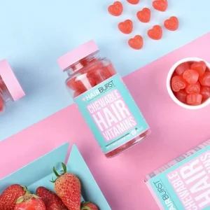 پاستیل رشد مو هیربرست HAIRBURST CHEWABLE (60 عددی)