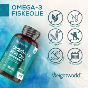 سافت ژل امگا WeightWorld Omega 3 Fish Oil (240 عددی)