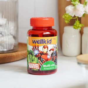 پاستیل مولتی ویتامین کودک Wellkid ویتابیوتیکس (50 عددی)