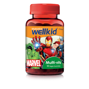 پاستیل مولتی ویتامین کودک Wellkid ویتابیوتیکس (50 عددی)