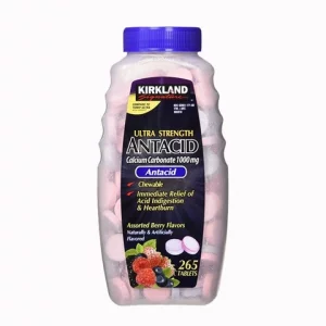 قرص جویدنی ضد اسید و سوزش معده کرکلند Kirkland Ultra  Strength 1000mg (265 عددی)