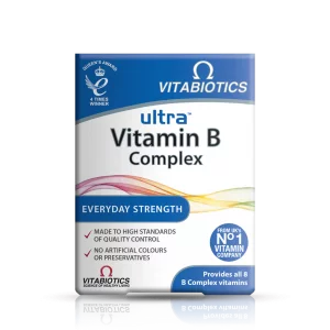 قرص الترا ب کمپلکس  Vitabiotics Ultra Vitamin B Complex ویتابیوتیکس (60 عددی)