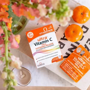 قرص آهسته رهش ویتامین Vitabiotics Ultra Vitamin C 500mg ویتابیوتیکس (60 عددی)