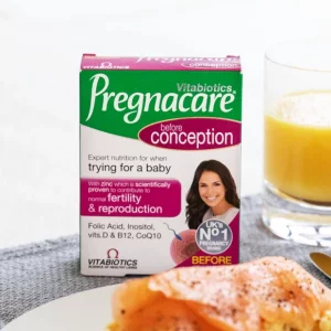 قرص مکمل باروری بانوان ولومن Wellwoman Pregnacare Conception ویتابیوتیکس (30 عددی)
