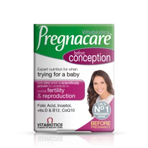 قرص مکمل باروری بانوان ولومن Wellwoman Pregnacare Conception ویتابیوتیکس (30 عددی)