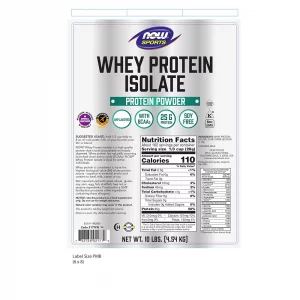 پروتئین وی ایزوله NOW Whey Protein Isolate (2268 گرم)