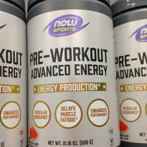 پودر انرژی پیشرفته قبل از تمرین NOW Pre-Workout Advanced Energy Powder (600 گرم)
