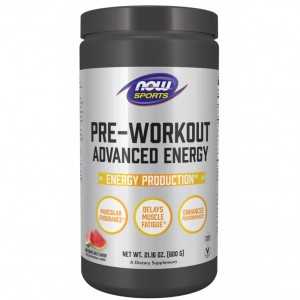 پودر انرژی پیشرفته قبل از تمرین NOW Pre-Workout Advanced Energy Powder (600 گرم)