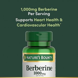کپسول کاهش وزن و قند خون بربرین Nature’s Bounty Berberine 1000mg نیچرز بونتی (60 عددی)