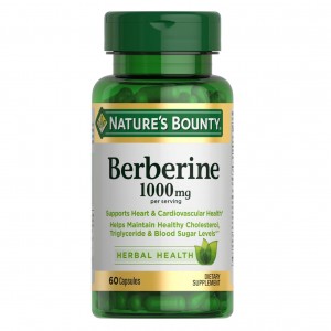 کپسول کاهش وزن و قند خون بربرین Nature’s Bounty Berberine 1000mg نیچرز بونتی (60 عددی)