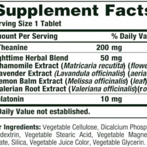 قرص چرخه خواب Nature’s Bounty Sleep3 Melatonin 10mg Maximum Strength نیچرز بونتی (120 عددی)