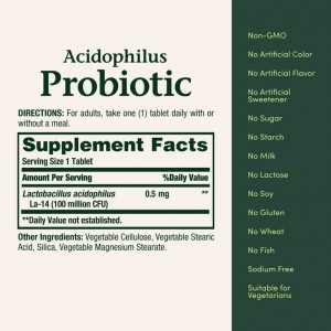 کپسول پروبیوتیک Nature's Bounty Probiotic 10, 100 Million نیچرز بونتی (100 عددی)