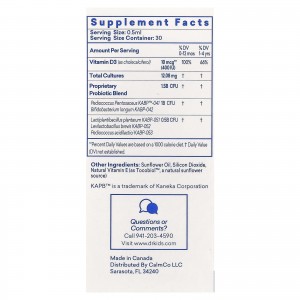 قطره پروبیوتیک کودک Baby & Kids, Probiotic 1.5 Billion With Vitamin D Drops (15 میل)
