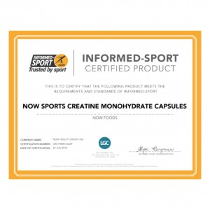 کپسول کراتین مونوهیدرات NOW Creatine Monohydrate 750mg (120 عددی)