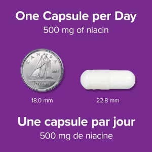 کپسول ویتامین نیاسین Webber Naturals Niacin B3 500mg وبر نچرالز (90 عددی)