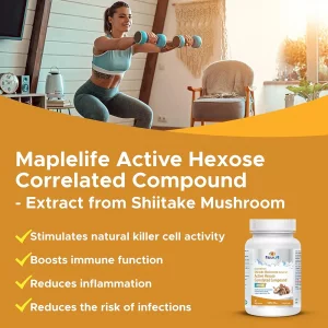 کپسول قارچ شیتاکه MapleLife Shiitake Mushroom (90 عددی)