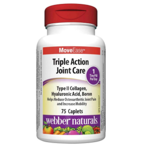 کپسول سلامت مفصل مفصل تریپل اکشن Webber Naturals Triple Action Joint Health وبر نچرالز (75 عددی)