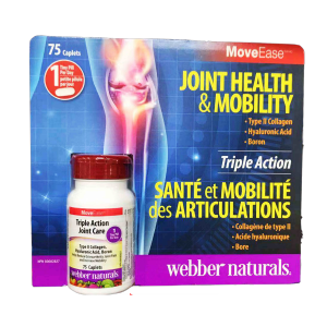 کپسول سلامت مفصل مفصل تریپل اکشن Webber Naturals Triple Action Joint Health وبر نچرالز (75 عددی)