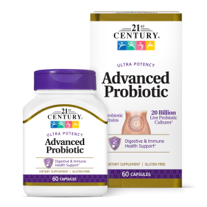 کپسول پروبیوتیک 21Century Advanced Probiotic 20 Billion قرن 21 (60 عددی)