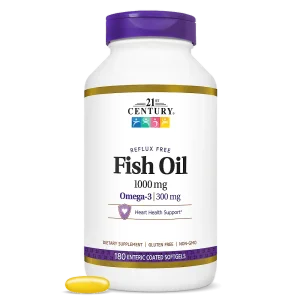 سافت ژل کنستانتره امگا 21Century Triple Fish Oil 1000mg قرن 21 (120 عددی)