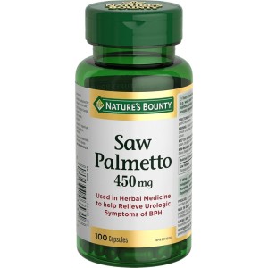 کپسول عصاره ساوپالمتو Nature's Bounty Saw Palmetto 450mg نیچرز بونتی (100 عددی)