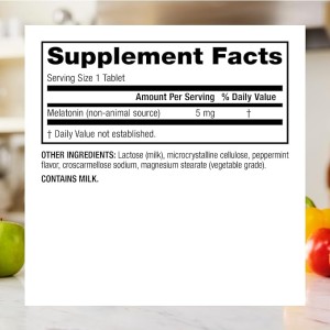 قرص ملاتونین Webber Naturals Extra Strength Melatonin 5mg وبر نچرالز (60 عددی)