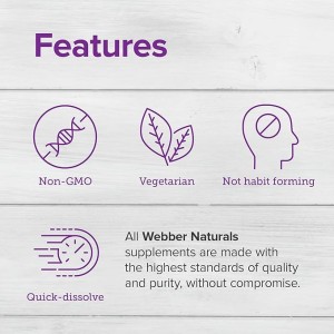 قرص ملاتونین Webber Naturals Extra Strength Melatonin 5mg وبر نچرالز (60 عددی)