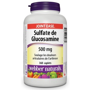 قرص تقویتی مفاصل گلوکوزامین سولفات Webber Naturals Glucosamine Sulfate وبر نچرالز (360 عددی)