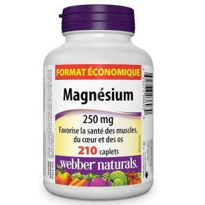 قرص منیزیم Webber Naturals Magnesium Complex 250mg وبر نچرالز (210 عددی)