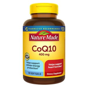سافت ژل کوآنزیم NatureMade Coenzyme Q10 400mg نیچرمید (90 عددی)