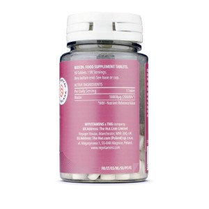 قرص بیوتین MyVitamins Biotin 10.000mcg مای ویتامینز (90 عددی)