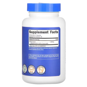 کپسول انرژی زا ، جوانساز ، تقویت قوای جسمی نیوتریکاست Nutricost Shilajit 1000mg (120 عددی)