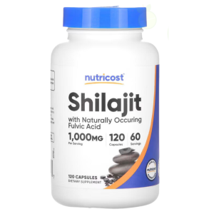 کپسول انرژی زا ، جوانساز ، تقویت قوای جسمی نوتریکاست Nutricost Shilajit 1000mg (120 عددی)