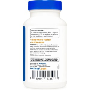 کپسول تقویت مفاصل پنجه شیطان نیوتریکاست Nutricost Devils Claw 1200mg (120 عددی)