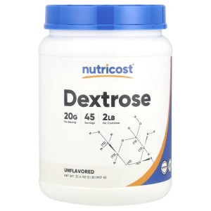 پودر کنترل قند خون دکستروز نوتریکاست Nutricost Dextrose Powder (909 گرم)