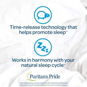 قرص چرخه خواب Puritan Pride Sleep Tri-layer پوریتان پراید (30 عددی)