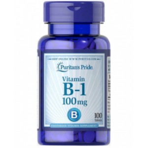 قرص ویتامین Puritan Pride B1 100mg پوریتان پراید (100 عددی)