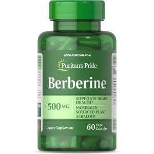 کپسول کاهش وزن و قند خون بربرین Puritan Pride Berberine 500mg پوریتان پراید (60 عددی)
